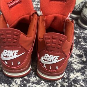 Red and White Air Sneakers